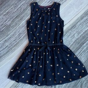 Mini Boden Dark blue tulle sleeveless party dress
